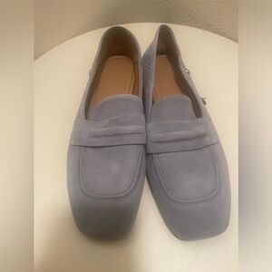 UGG 1128414 Women's Sz 7 Gray Arroyo Suede Janaya Collapsible Loafer $90